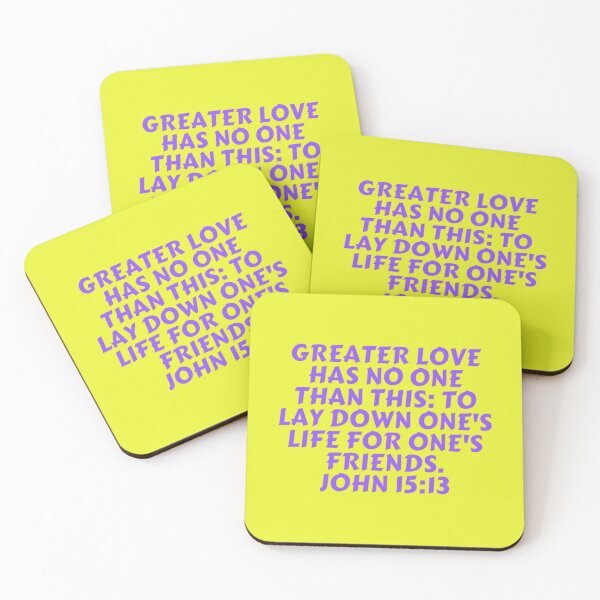 Item preview, Bible Verse John 15:13 designed and sold by Prayingwarrior.