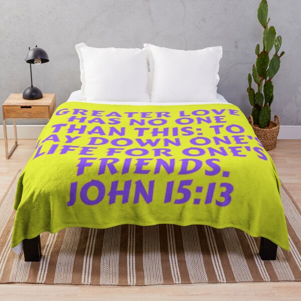 Item preview, Bible Verse John 15:13 designed and sold by Prayingwarrior.