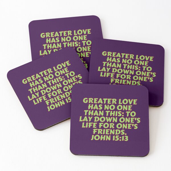 Item preview, Bible Verse John 15:13 designed and sold by Prayingwarrior.