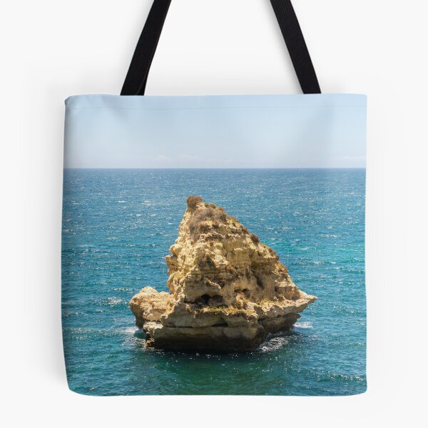 Item preview, Nature Sculpted Sailboat - Evocative Seastack off the Coast of Carvoeiro Algarve Portugal designed and sold by Georgia Mizuleva.