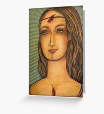 Feather weight Greeting Card