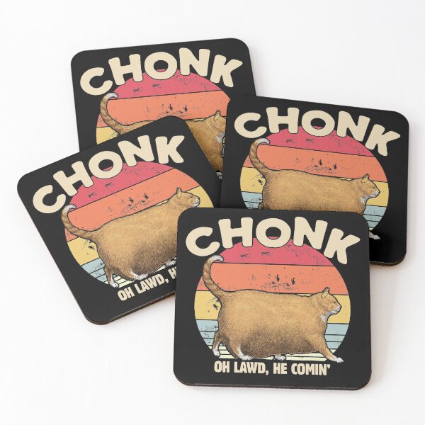 Item preview, Chonk Cat, Oh Lawd He Comin' Funny Cat Meme designed and sold by gorillamerch.