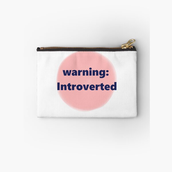 Item preview, Warning: Introverted  designed and sold by Meekas-work.