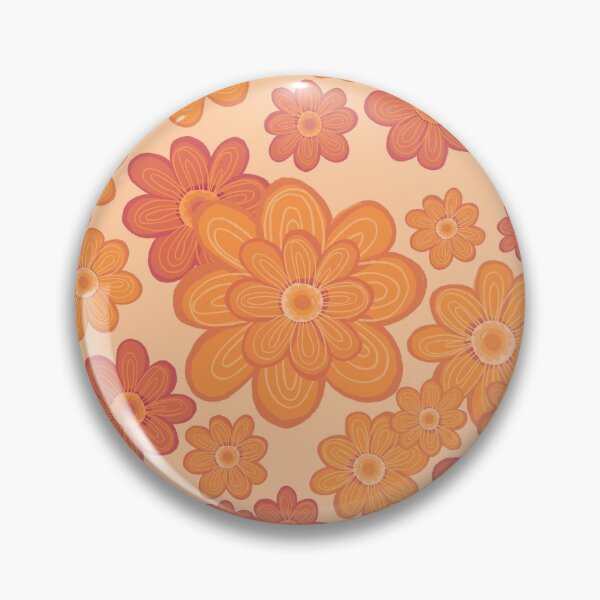 Item preview, Jardín de margaritas naranjas designed and sold by Squarebird.