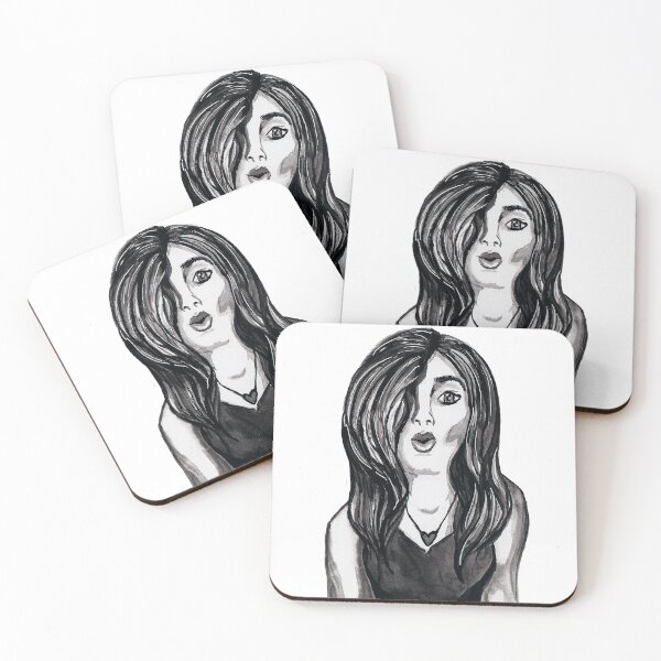 Item preview, Black & White Beauty - Ink Illustration designed and sold by BrittaniRose.