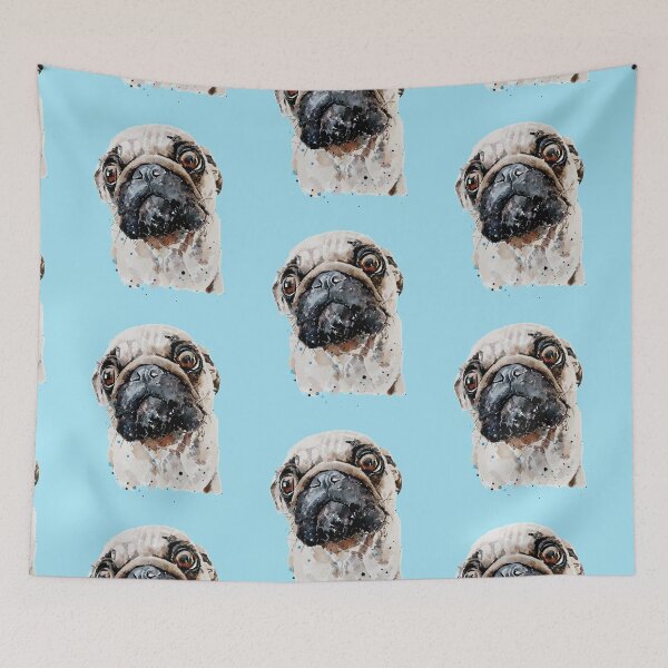 Item preview, Pug Watercolour Art,Pug Art,Pug themed items,GSP Art,Pug gift designed and sold by EdsWatercolours.