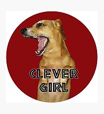 Clever Girl Photographic Print