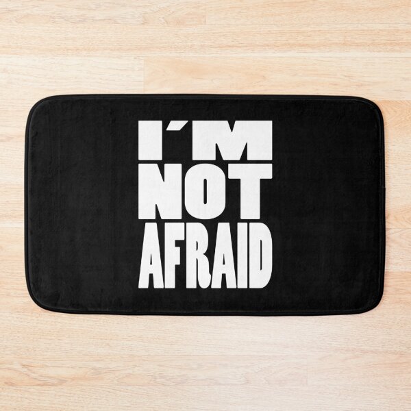 Item preview, IM NOT AFRAID | Rap lyrics quote designed and sold by Cevil.