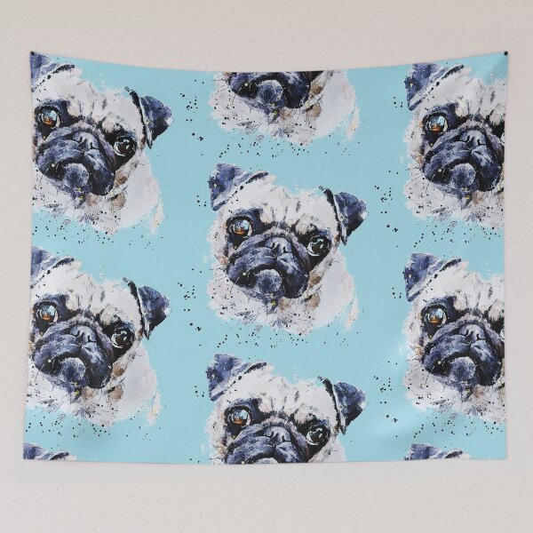 Item preview, Pug Watercolour Art,Pug Art,Pug themed items,GSP Art,Pug gift designed and sold by EdsWatercolours.
