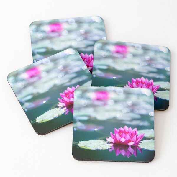 Item preview, Calming Lily Pads and Bokeh designed and sold by CyaniRose.