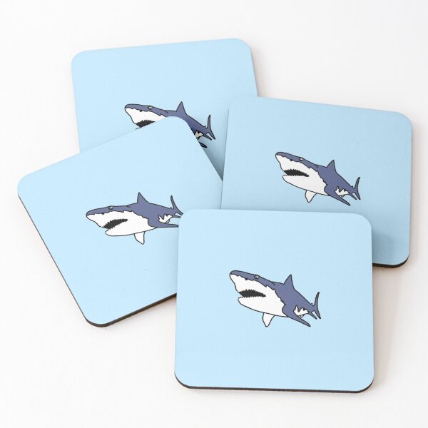 Item preview, Blue shark, small sky blue edition designed and sold by bye-then.