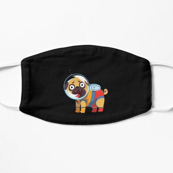 Happy Animal Cartoon Astronaut Dog Bp Flat Mask