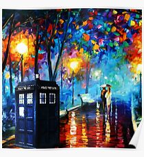 Tardis Romantic Night Poster