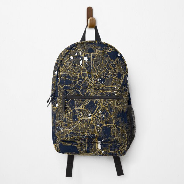 Item preview, Kuala Lumpur City Map of Malaysia - Gold Art Deco designed and sold by deMAP.
