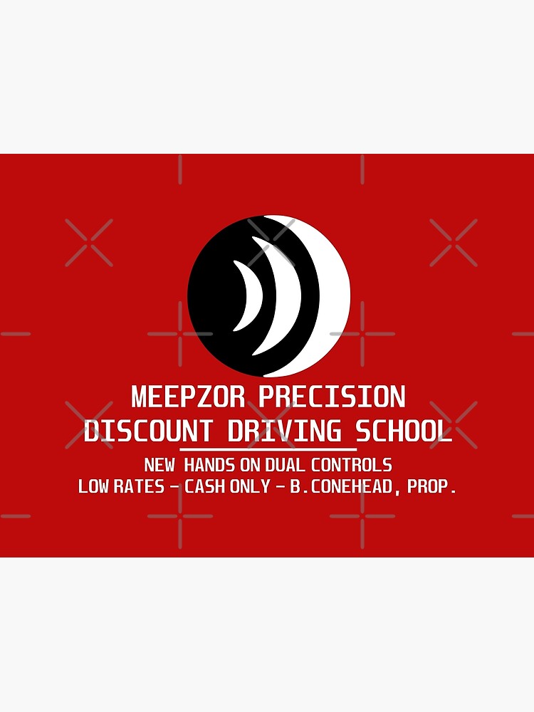 "Coneheads Meepzor Precision Driving School Sing Logo" Photographic