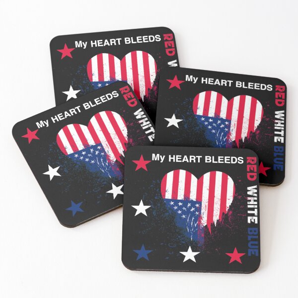 Item preview, My Heart Bleed Red, Heart & Blue  designed and sold by nancyartwork.