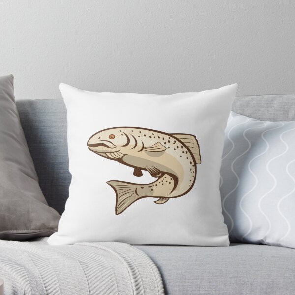 Item preview, Rainbow Trout Jumping Cartoon designed and sold by patrimonio.