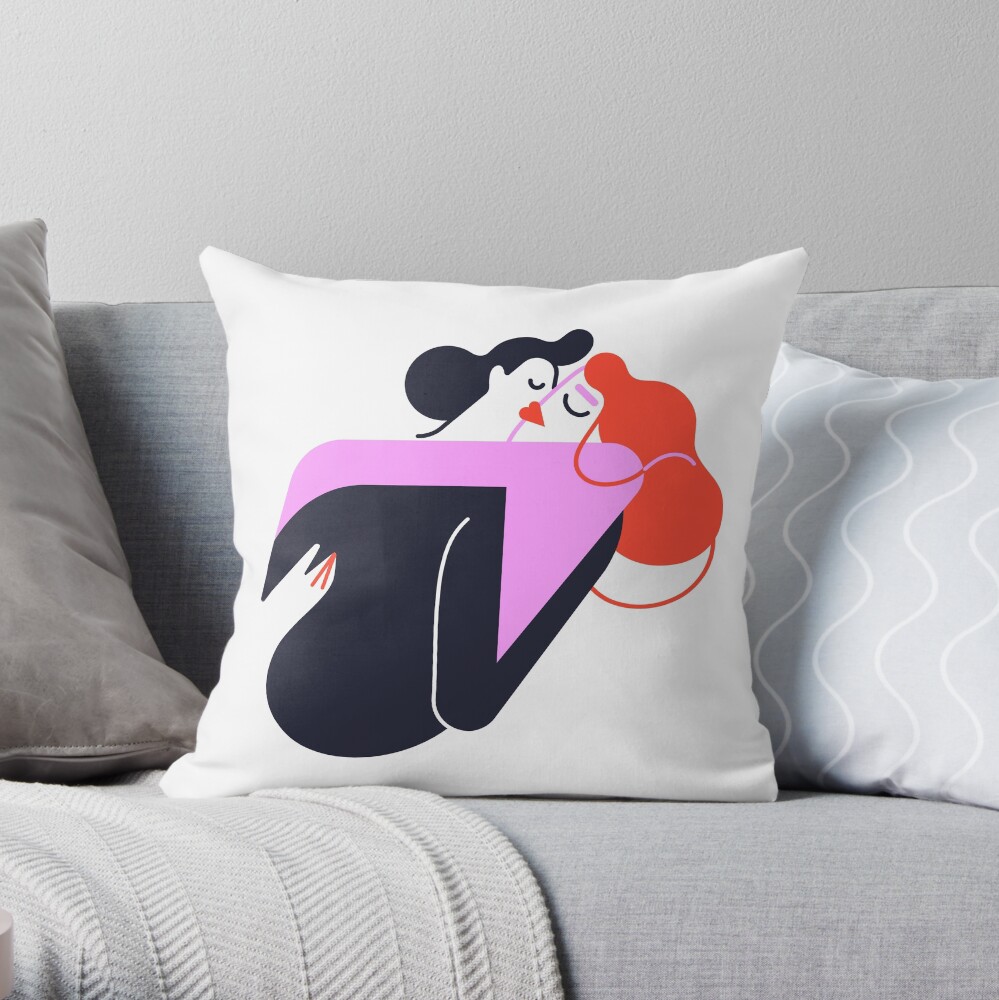 Item preview, Throw Pillow designed and sold by Anyadraw.