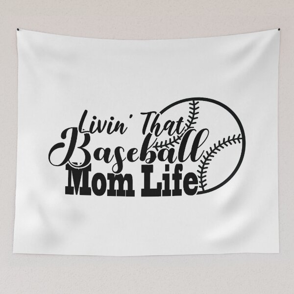 Artikelvorschau, Livin 'That Baseball Mom Leben entworfen und verkauft von MoohAs.