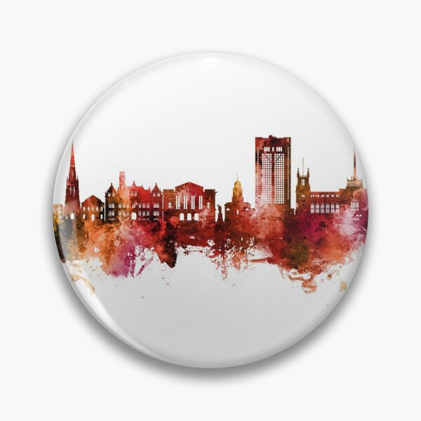 Artikelvorschau, Blackburn England Skyline entworfen und verkauft von ArtPrints.