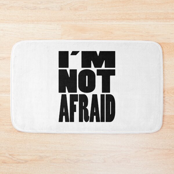 Item preview, IM NOT AFRAID | Rap lyrics quote designed and sold by Cevil.