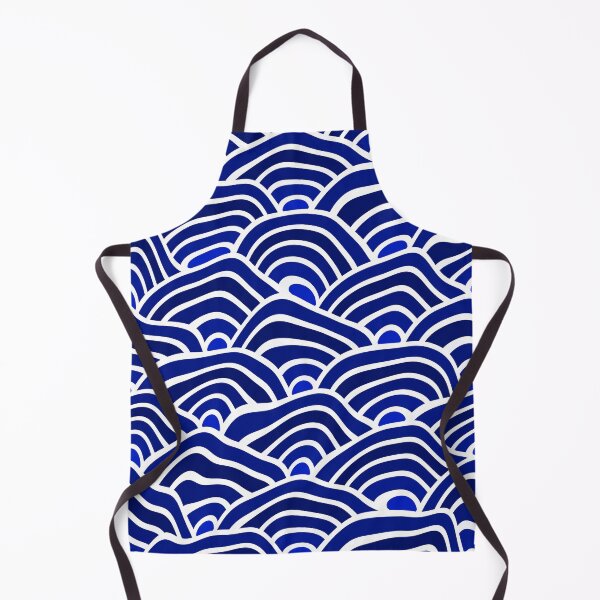 Item preview, Blue Irregular Seigaiha designed and sold by Sybille-Yates.