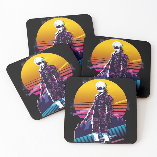 Item preview, NieR Automata - 9s * 80s retro * designed and sold by MyRetroArt.