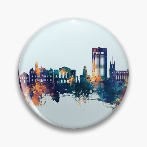 Artikelvorschau, Blackburn England Skyline entworfen und verkauft von ArtPrints.