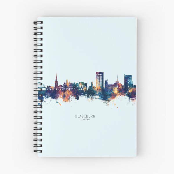 Artikelvorschau, Blackburn England Skyline entworfen und verkauft von ArtPrints.