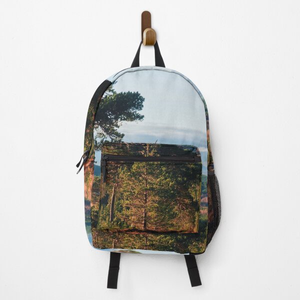 Item preview, Green and red forest in autumn in Scotland. Mountain View. designed and sold by kindtoearth.