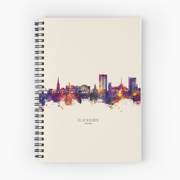Artikelvorschau, Blackburn England Skyline entworfen und verkauft von ArtPrints.
