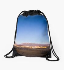 sunset at the village Drawstring Bag