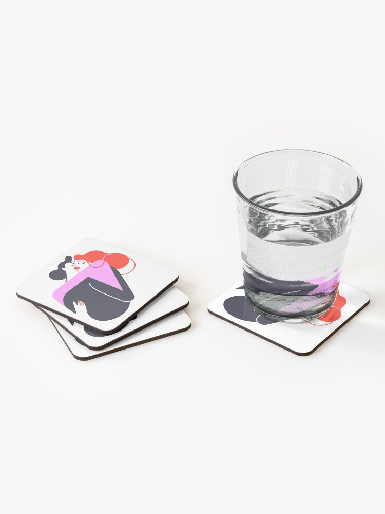 Alternate view of Couple Coasters (Set of 4)