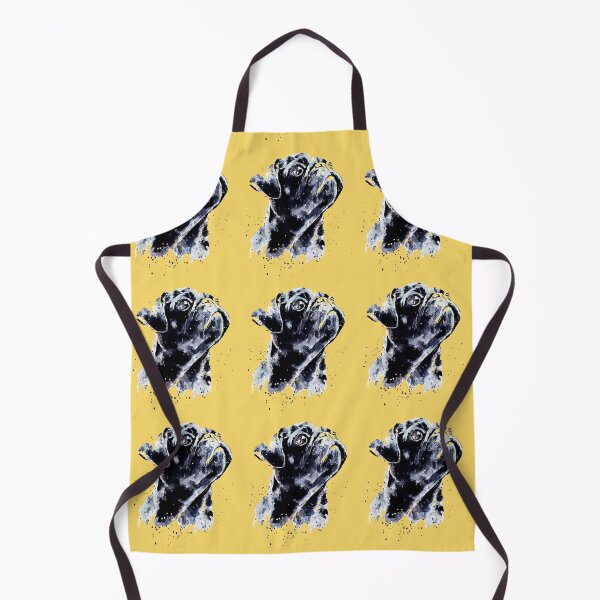 Item preview, Black Pug Watercolour Art,Pug Art,Pug themed items,Pug Art,Pug gift designed and sold by EdsWatercolours.
