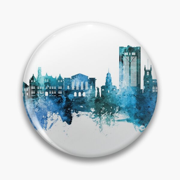 Artikelvorschau, Blackburn England Skyline entworfen und verkauft von ArtPrints.