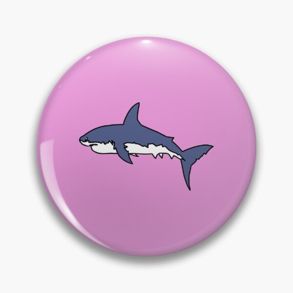 Item preview, Blue shark 2, small hot pink edition designed and sold by bye-then.