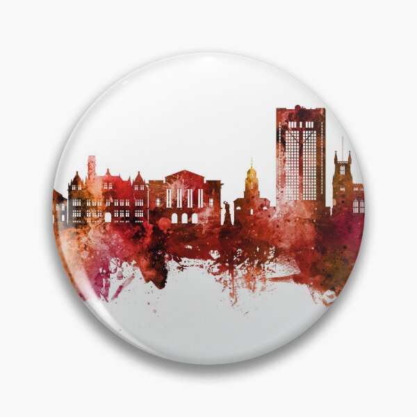 Artikelvorschau, Blackburn England Skyline entworfen und verkauft von ArtPrints.