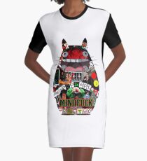 Totoro Mindfuck Graphic T-Shirt Dress