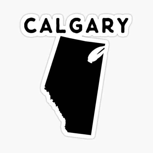 "Calgary Bon Iver" Sticker by secondanchor Redbubble
