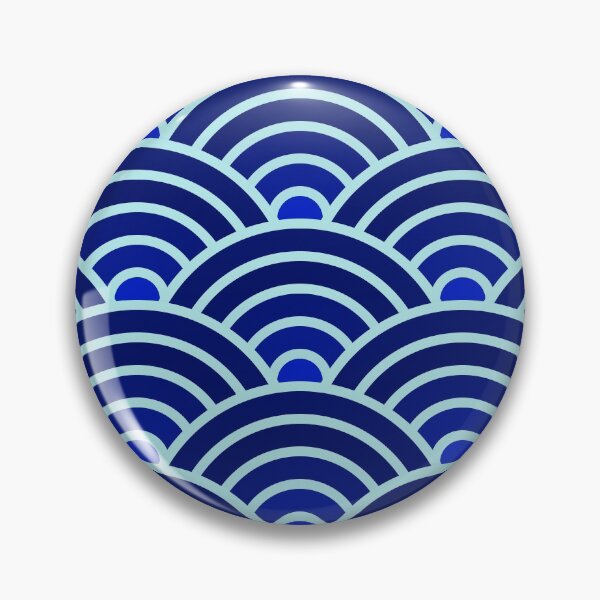 Item preview, Dark Blue Seigaiha designed and sold by Sybille-Yates.