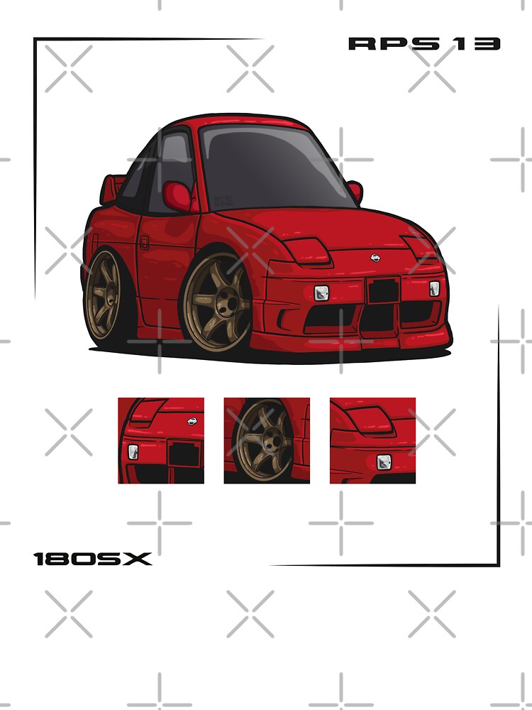 RPS13 180SX Cartoon Chibi