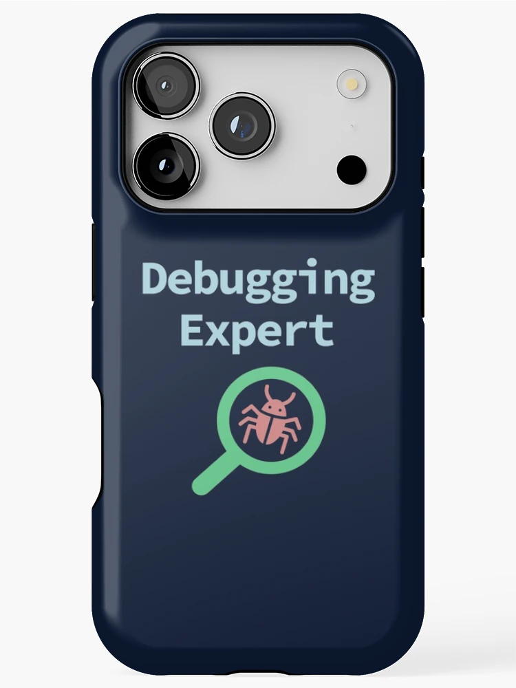 Thumbnail 1 of 4, iPhone Case, Debugging Expert, Software Testing, Software Developer, Software Engineer, Computer Science, Programming Humor, Dark designed and sold by Max-Wear.