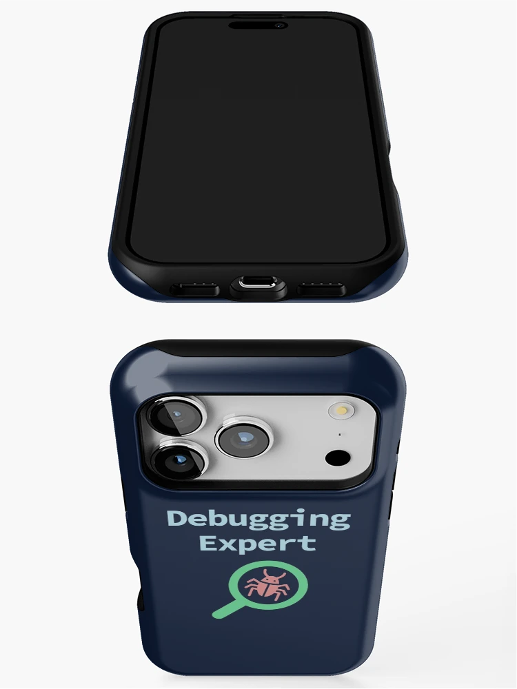 Thumbnail 3 of 4, iPhone Case, Debugging Expert, Software Testing, Software Developer, Software Engineer, Computer Science, Programming Humor, Dark designed and sold by Max-Wear.