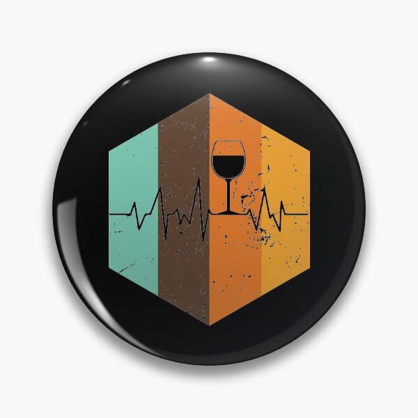 Item preview, Wine Vino Heartbeat Wine Drinker Gift Wine Lover designed and sold by Lenny Stahl.