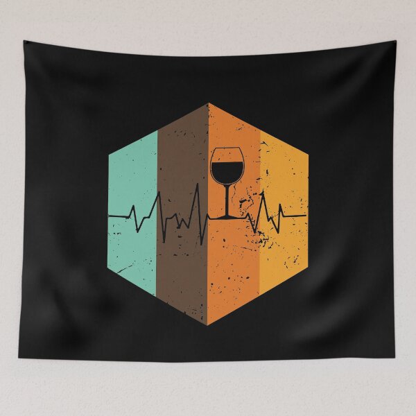 Item preview, Wine Vino Heartbeat Wine Drinker Gift Wine Lover designed and sold by Lenny Stahl.