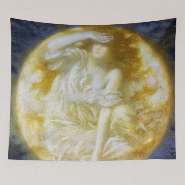 Item preview, Woman in the Moon - Edward Robert Hughes designed and sold by Vintage Designs +.