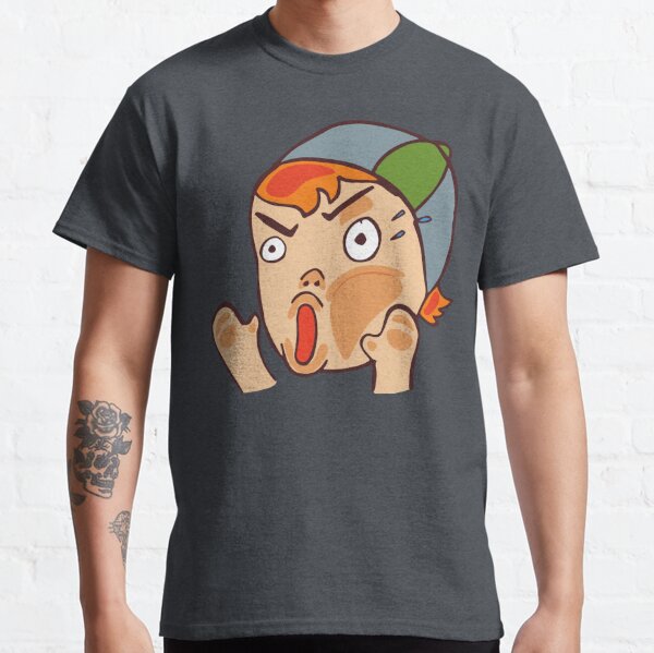 Funny face emotions design Classic T-Shirt