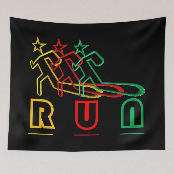 Item preview, Run ~ Yellow, Red & Green designed and sold by Boakes-Digital.