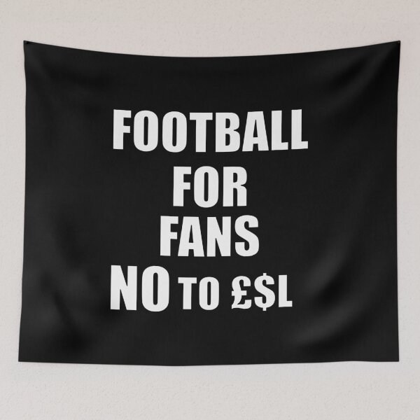 Item preview, FOOTBALL FOR FANS  NO TO ESL (European Super League) designed and sold by InterestingImag.