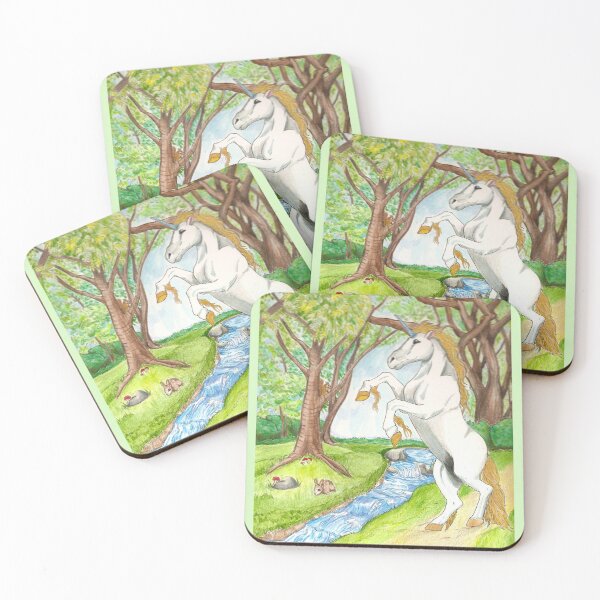 Item preview, Unicorn In The Forest designed and sold by Artful Byrd.